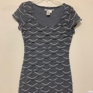 Scalloped Sweater Dress